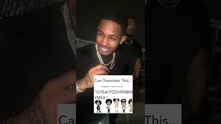 Only black peoples could translate this ….“GYBAITGDHRNBIBYMFA”