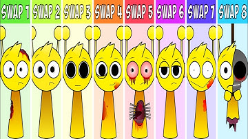 EVERY Incredibox Characters From SWAPPED | All New Versions Comparison