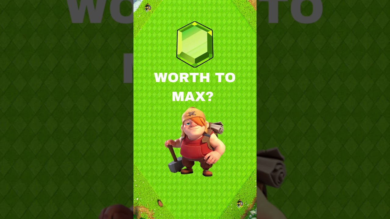 Max Builder's Apprentice: Worth 6500 Gems for Heroes? #Shorts #clashofclans #viralshorts #coc #gems