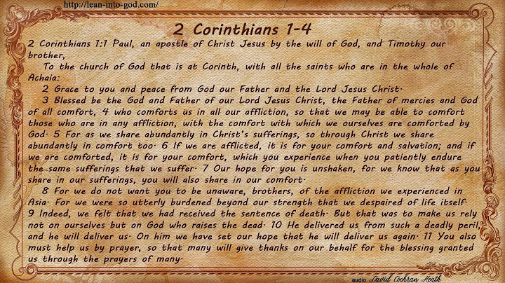 2 Corinthians 1-4