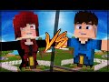 CASA DE BELLA VS CASA DE STEVE no MINECRAFT