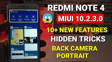 Redmi Note 4 Miui 10.2.3.0 New Stable Update | 10 New features | Redmi Note 4 Back Portrait mode