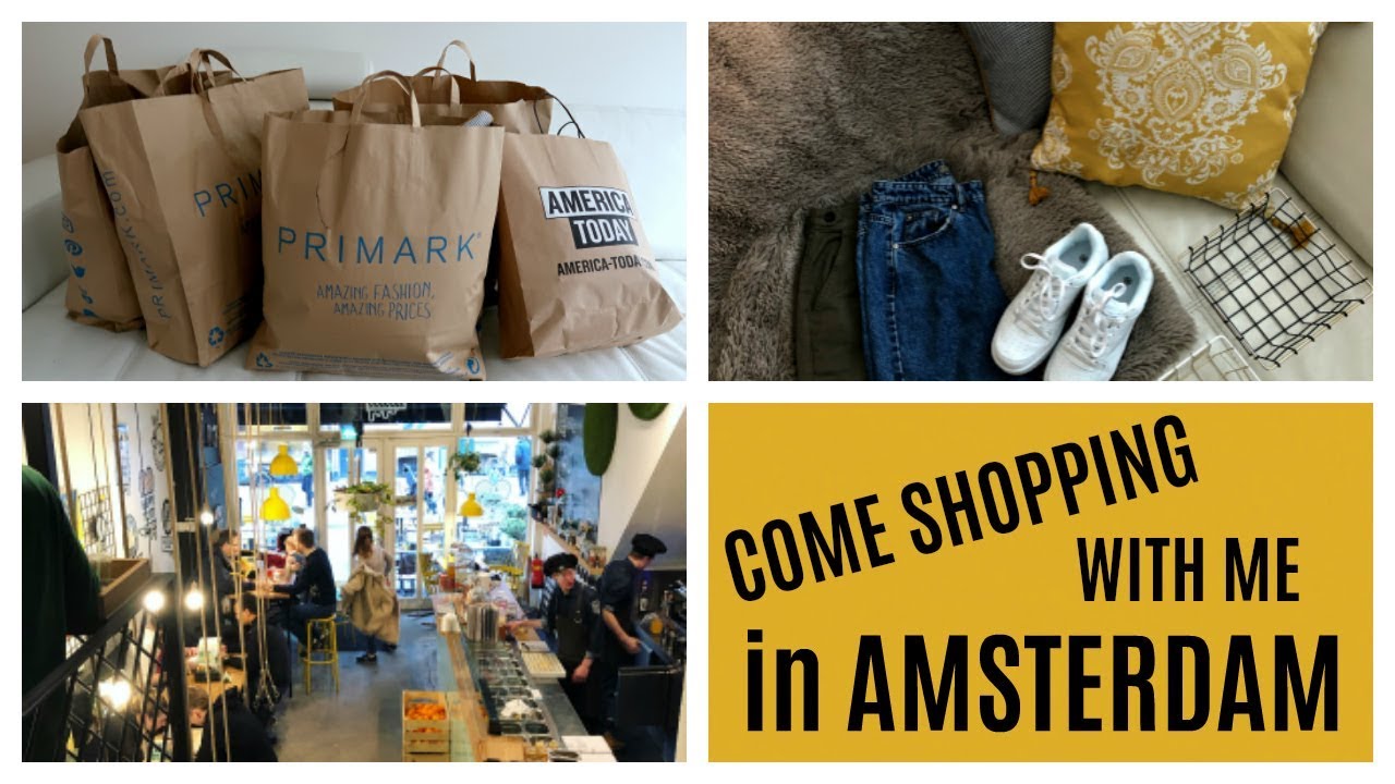 Come SHOPPING with me - AMSTERDAM - PRIMARK & AMERICA TODAY