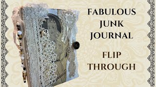 SOLD - Fabulous Junk Journal Flip Through by Hyhperstamper