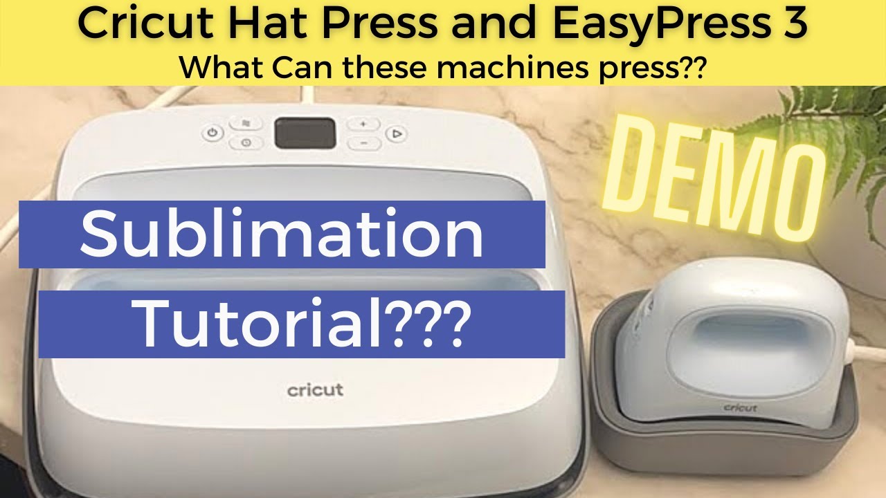 Cricut Easy Press 3 and Hat Press: Full Tutorial and Demo! 