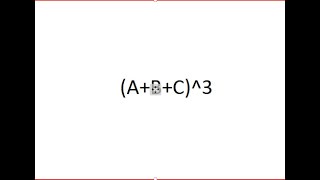 How To Expand Multinomial Raised To 3 Power