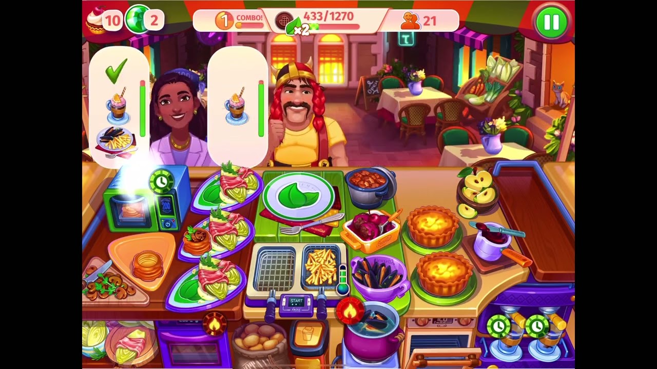 Cooking Craze - Brussels Level 31-40 First Restaurant