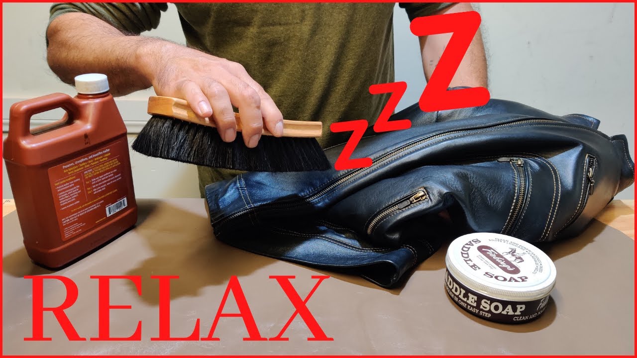 RELAX AS I CLEAN YOUR JACKET!!! | YOUNG ANGELO ASMR - YouTube