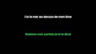Karaoké Jeremy Frerot - J'ai la mer