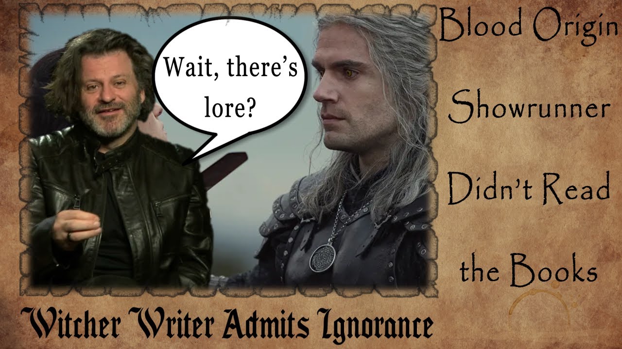 Witcher Writer ADMITS Ignorance | Blood Origin Showrunner DIDN'T READ ...