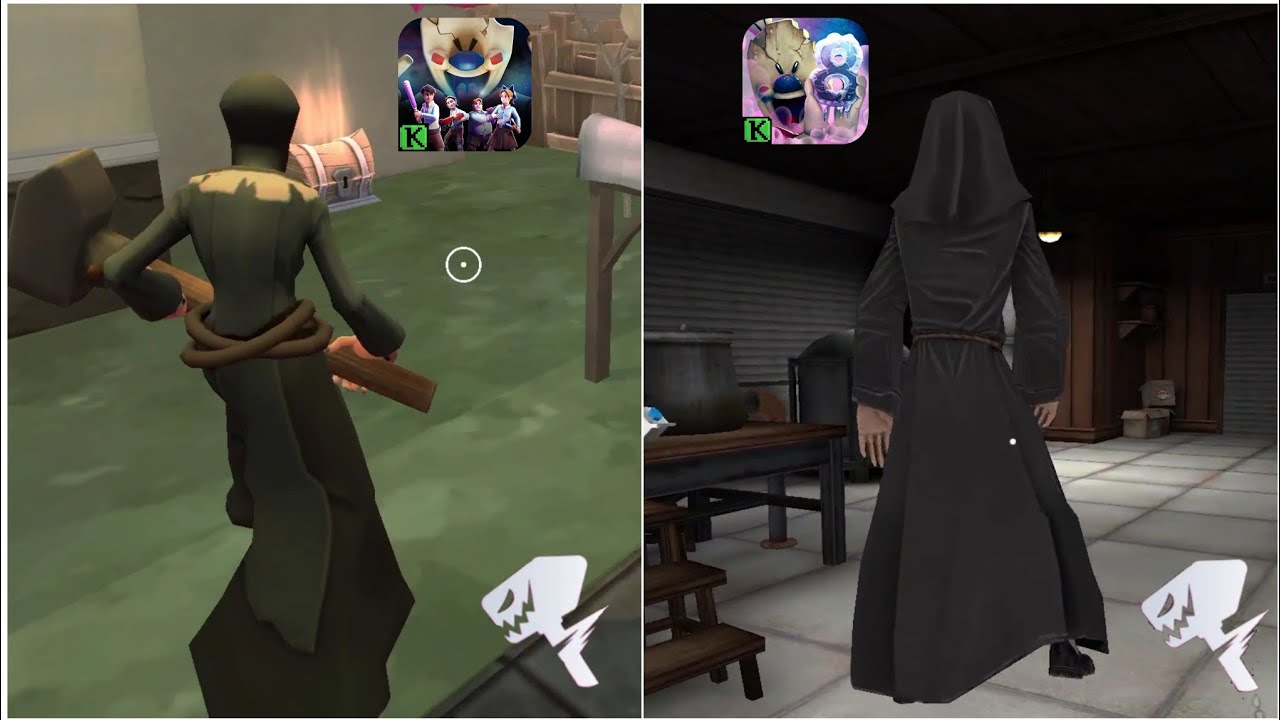 Playing Evil Nun Character In Ice Scream 8 vs Horror Brawl 