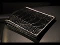 MAKING EXOTIC BI-FOLD WALLET HAND CRAFTED - ASMR SOUDNS LEATHER CRAFT