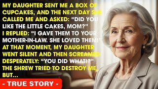 My daughter sent me a box of cupcakes, and the next day she called me and asked: Did you like the...