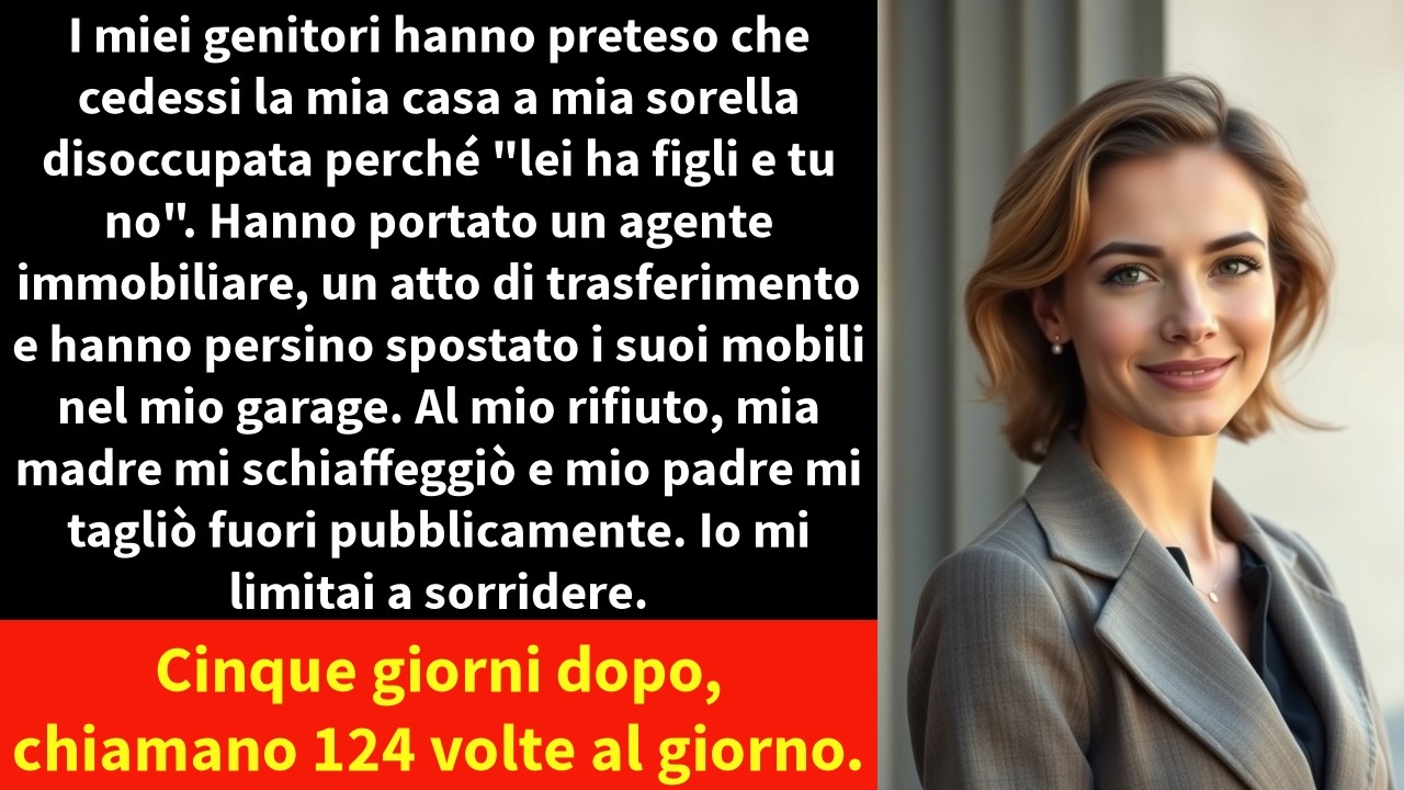 Mia madre si è presentata a casa mia in Colorado con un’agente immobiliare, un atto di trasferimento già compilato e un camion per il trasloco parcheggiato dietro il suo SUV. Non l’avevo invitata....