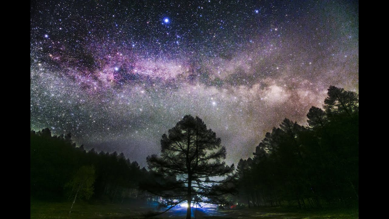 星空のある風景 タイムラプス 47 雲間の天の川 長野県湯の丸高原 Starry Night Timelapse 47 星景微速度撮影 Youtube