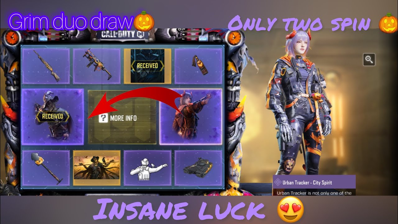 Trying 2 spin in grim duo lucky draw | 