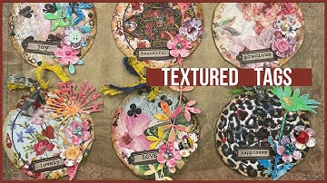 🃏🌸Tags Tuesday Mixed media tags tutorial | junk journal tags ideas how to make paper gift tags