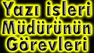 YAZI İŞLERİ MÜDÜRÜNÜN 15 GÖREVİ (Yazı İşleri Müdürünün Görevl ve Sorumlulukları Nelerdir?) Resimi