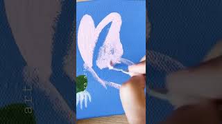 Pink Butterfly | Acrylic Painting | #shorts #art #acrylicpainting #bobross #butterfly Pink Butterfly | Acrylic Painting | #shorts #art #acrylicpainting #bobross #butterfly