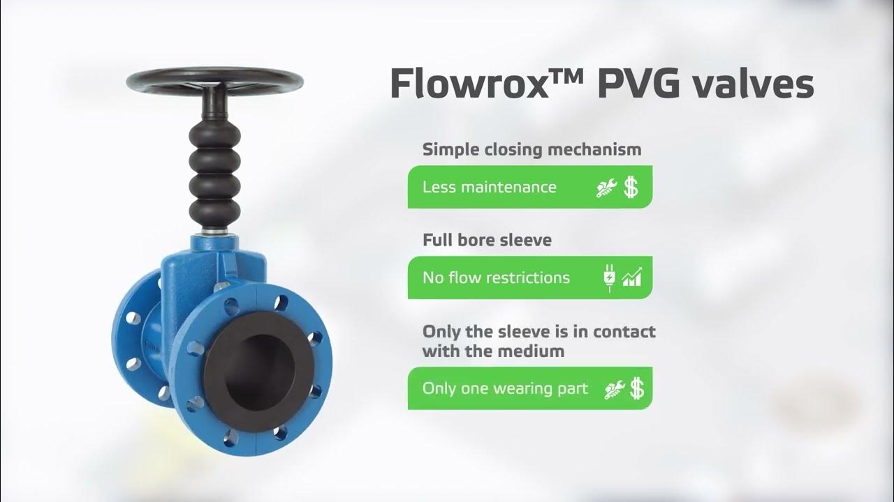 Flowrox general line pinch valves YouTube