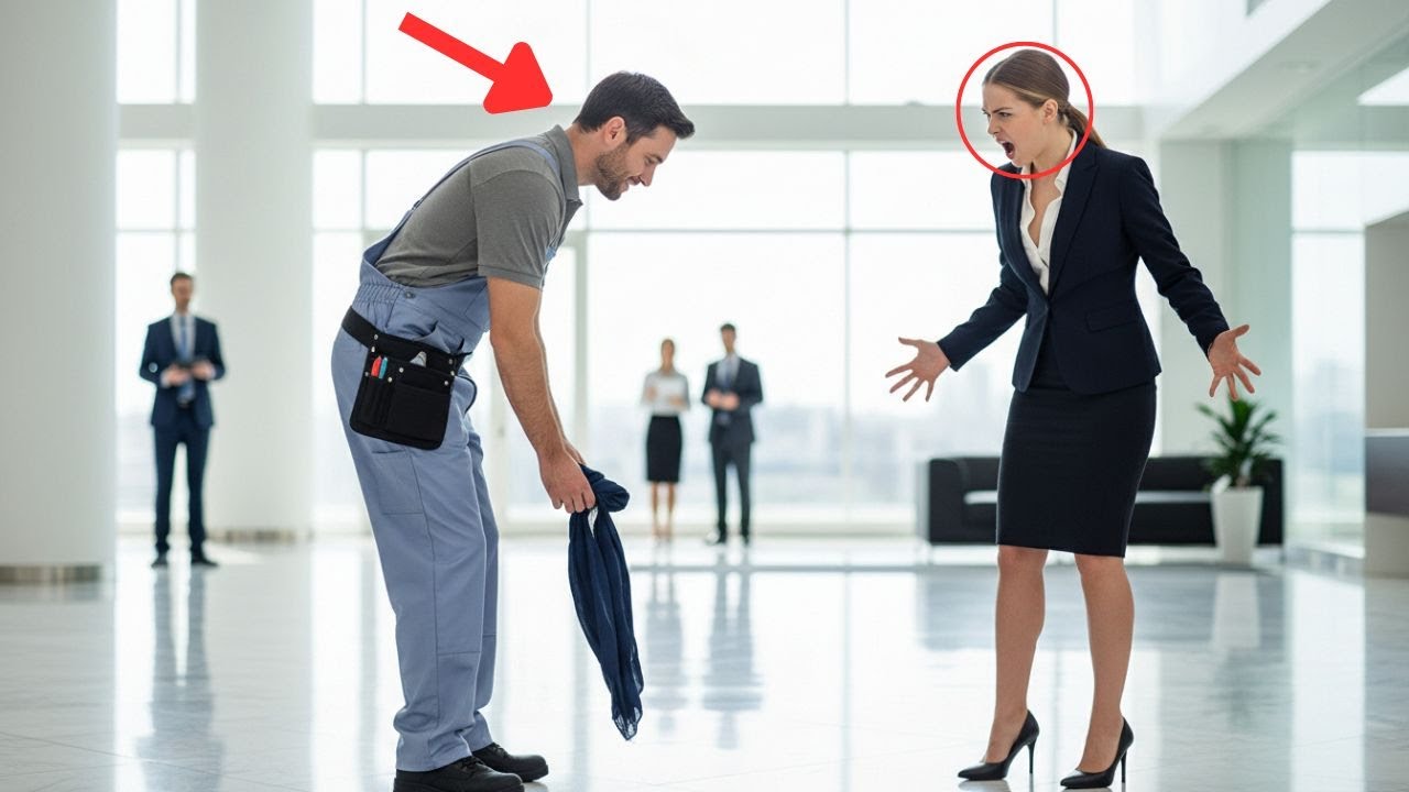 She Confronted the Janitor About the Scarf — His Whisper Revealed a Pain She Never Knew