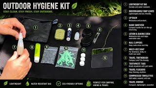 Ultralight Hygiene Kit | Perfect For Camping, Hiking & Travel | Simple & Effective