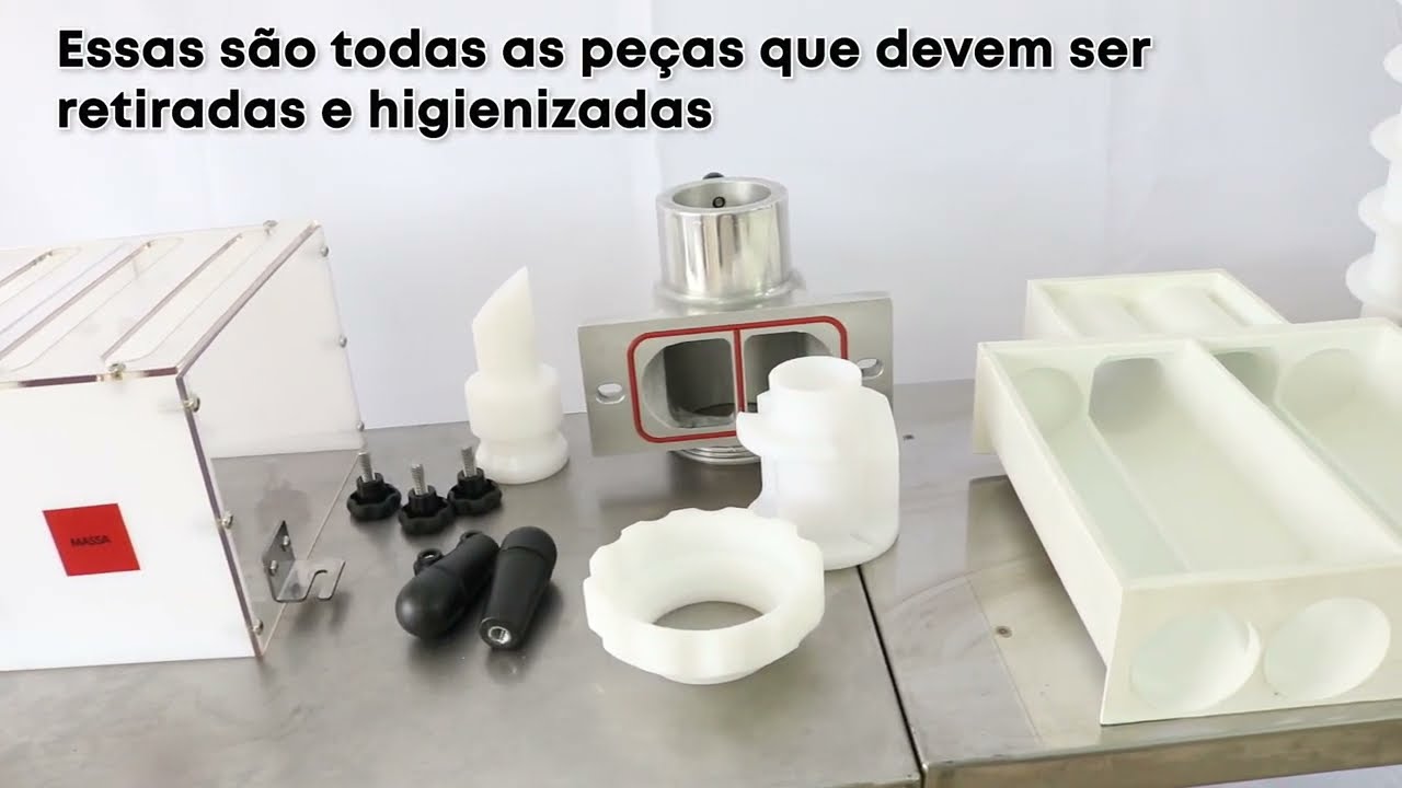 Desmontagem Modeladora Master tutorial