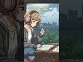 rainy day study vibes 🌧️🎧 | deep focus lofi beats #shorts  #lofi  #chill