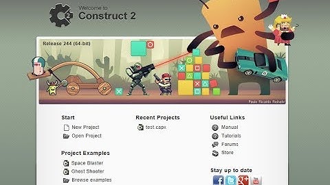 KKU Tutor สร้างเกม Construct 2 - ตัวอย่างเกมวิ่งเก็บคำตอบ ep 1