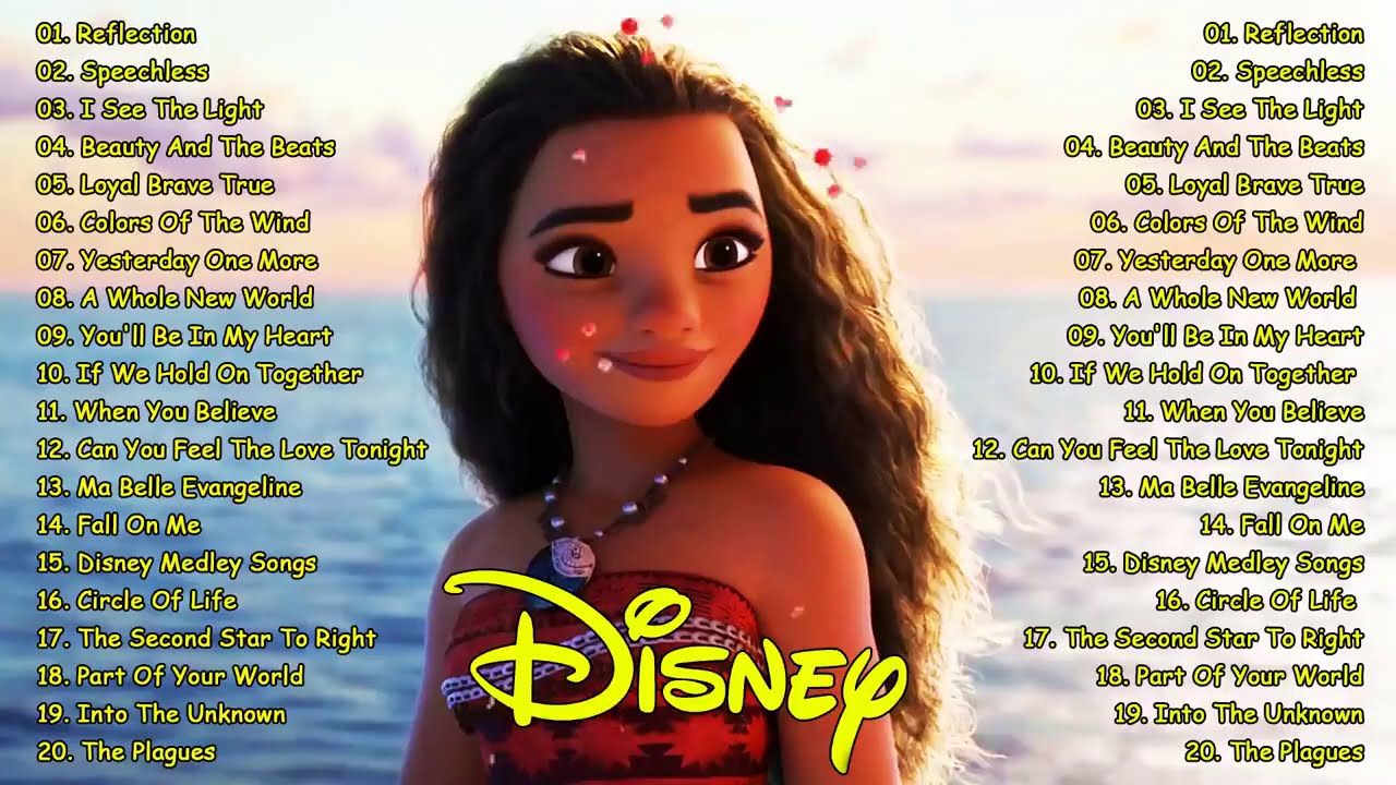 Free 50 Disney Songs List By Movie SVG PNG EPS DXF File