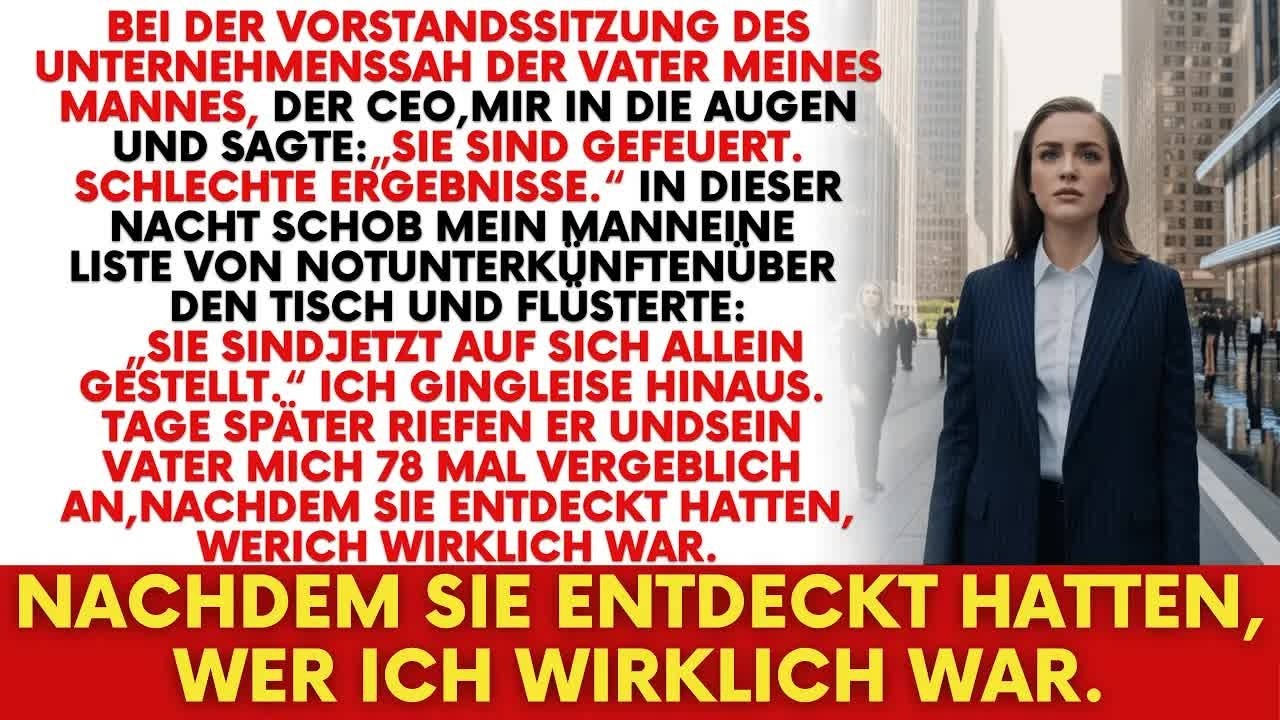 Schwiegervater feuerte mich – Jetzt herrsche ICH über das Tech Imperium