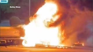 More details released surrounding massive tanker fire overnight Saturday in Fort Worth