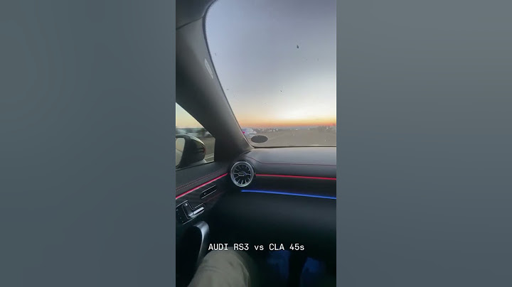 Audi RS3 VS CLA 45s