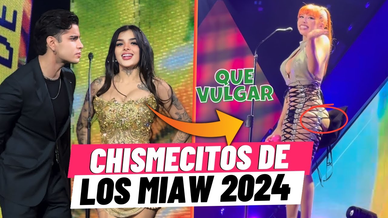 Los momentos ridiculos en Los MTV MIAW 2024