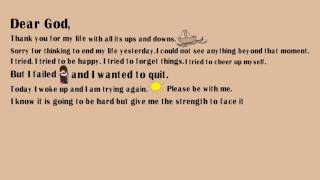 Dear God| Today's Prayer