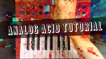 Building an Acid patch from scratch on the Korg Monologue & producing Techno