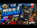 COMEÇANDO DO ZERO NO EURO TRUCK 2 | MULTAS E BATIDAS NO PRIMEIRO DIA! 💸