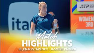Jeļena Ostapenko takes down Jasmine Paolini | 2026 Miami Open Wealth