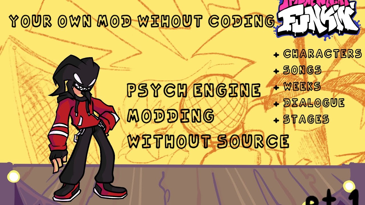 How To Make Your Own Fnf Mod With Psych Engine No Coding Reupload Youtube