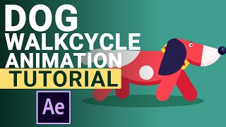 Dog walk cycle Animation Tutorial in After Effects