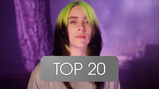 Top 20 Most streamed BILLIE EILISH Songs (Spotify) 15. December 2020