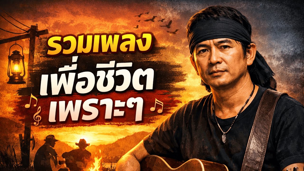 รวมเพลงเพื่อชีวิต ฟังยาวๆ คิดถึงบ้าน คิดถึงคนไกล