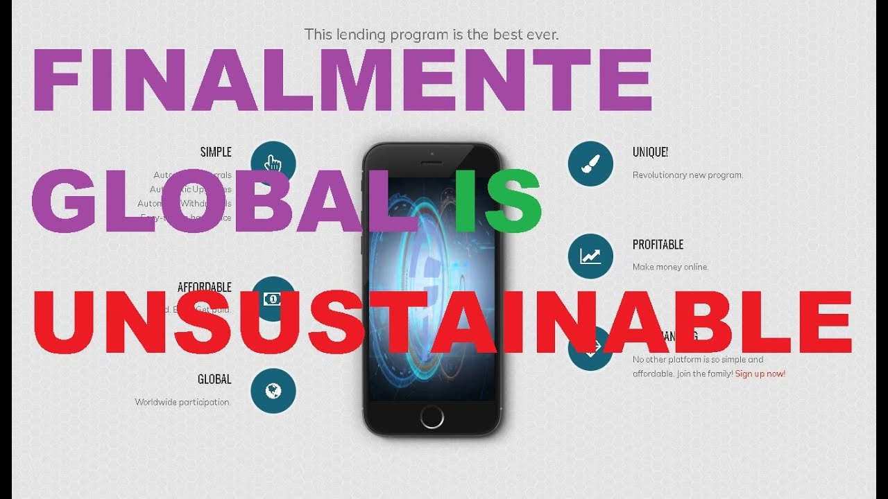 Finalmente Global - Unsustainable Investment Program