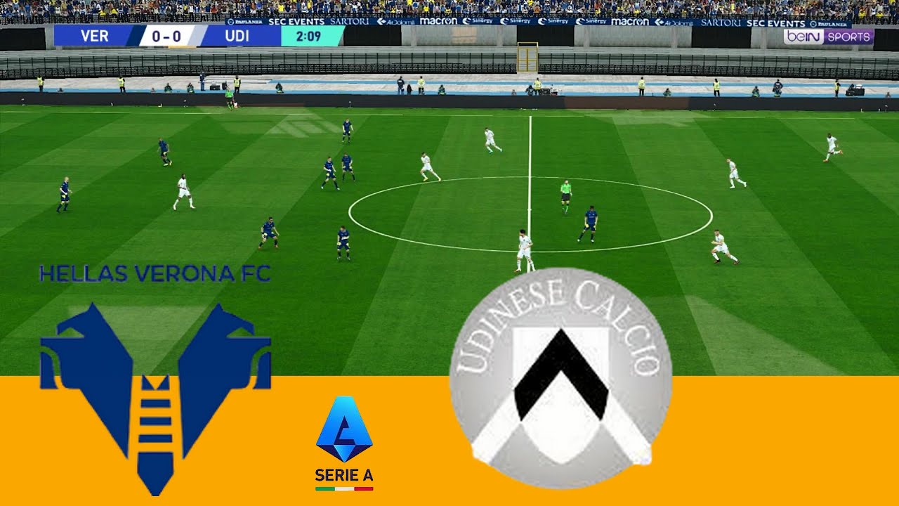 Verona vs Udinese | Diretta Live | Serie A | PES 2021