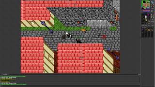 Tibia 7.4 (Inferna. Low level runs around Tibia looking to PK) part 2
