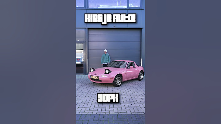 welke auto kies jij?