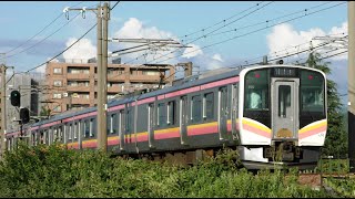 E129系B20編成【4K】信越本線下り455M 長岡→新潟