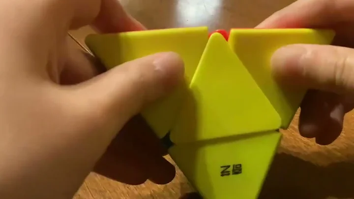 How to solve a twisted corner on a Pyramorphix!