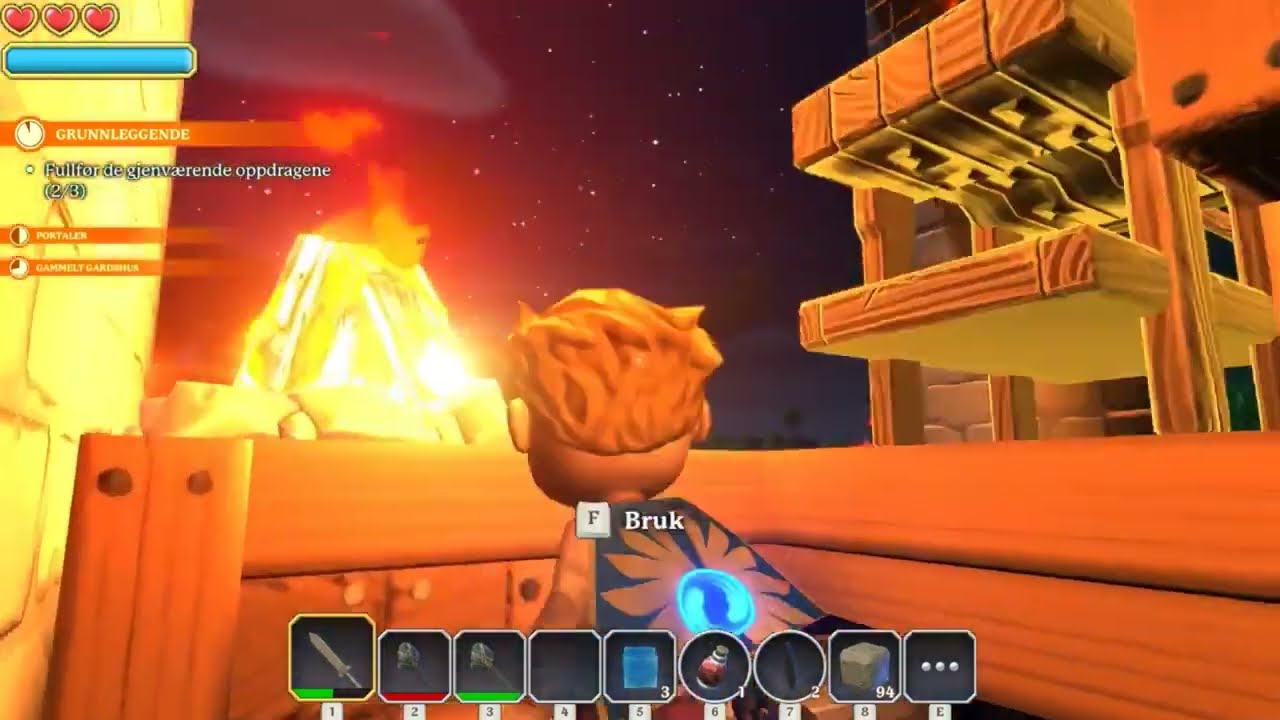 THE HUGE WORLD  ( Portal Knights Funny moments )