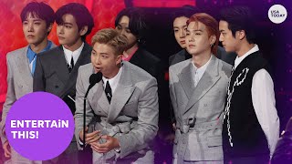 BTS, Olivia Rodrigo, Taylor Swift have big nights | 2021 AMAs Highlights | Entertain This